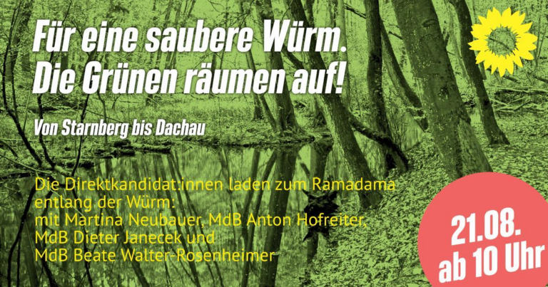 Aktion “Für eine saubere Würm”: Ramadama von Dachau bis Starnberg